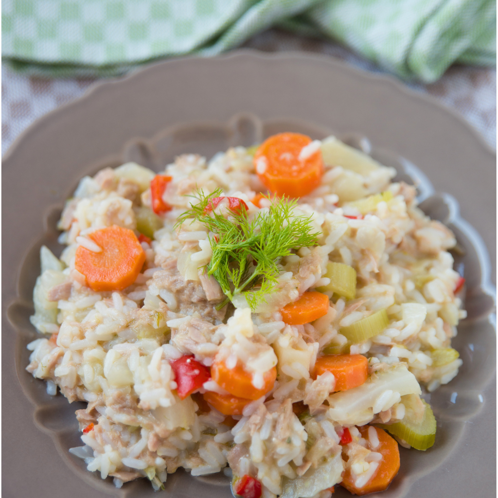 Pilaf romanesc de post